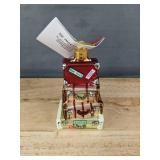 6 Christmas Luggage Ornaments, Glass - Brand New 6 Christmas Luggage Ornaments, Glass - Brand New