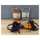 Halloween Costume Accessories: 2 Plus Size Tights & 2 Witch Headbands - Brand New Halloween Costume Accessories: 2 Plus Size Tights & 2 Witch Headbands - Brand New