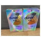 20 Durex Air Large Wide Fit Latex Condoms - Brand New 20 Durex Air Large Wide Fit Latex Condoms - Brand New