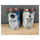 60 L. Organic Cotton Core Tampons, Regular & Super - Brand New 60 L. Organic Cotton Core Tampons, Regular & Super - Brand New
