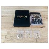 3 Pairs Pavoi 18k Yellow Gold Plated Sterling Silver Earrings - Brand New 3 Pairs Pavoi 18k Yellow Gold Plated Sterling Silver Earrings - Brand New