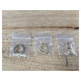 3 Pairs Pavoi 18k Yellow Gold Plated Sterling Silver Earrings - Brand New 3 Pairs Pavoi 18k Yellow Gold Plated Sterling Silver Earrings - Brand New