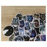 60 Wolf Stickers Assorted Designs - Brand New 60 Wolf Stickers Assorted Designs - Brand New