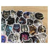 60 Wolf Stickers Assorted Designs - Brand New 60 Wolf Stickers Assorted Designs - Brand New
