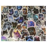 60 Wolf Stickers Assorted Designs - Brand New 60 Wolf Stickers Assorted Designs - Brand New