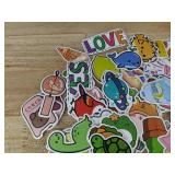 100 Waterproof Cute Vinyl Stickers: Animals, Food, and Fun - Brand New 100 Waterproof Cute Vinyl Stickers: Animals, Food, and Fun - Brand New
