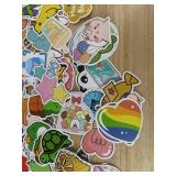 100 Waterproof Cute Vinyl Stickers: Animals, Food, and Fun - Brand New 100 Waterproof Cute Vinyl Stickers: Animals, Food, and Fun - Brand New