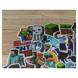 50 Minecraft Stickers: Video Game Characters and Blocks, Assorted Designs - Brand New 50 Minecraft Stickers: Video Game Characters and Blocks, Assorted Designs - Brand New