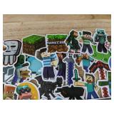 50 Minecraft Stickers: Video Game Characters and Blocks, Assorted Designs - Brand New 50 Minecraft Stickers: Video Game Characters and Blocks, Assorted Designs - Brand New