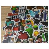 50 Minecraft Stickers: Video Game Characters and Blocks, Assorted Designs - Brand New 50 Minecraft Stickers: Video Game Characters and Blocks, Assorted Designs - Brand New