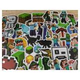50 Minecraft Stickers: Video Game Characters and Blocks, Assorted Designs - Brand New 50 Minecraft Stickers: Video Game Characters and Blocks, Assorted Designs - Brand New