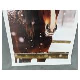 Horse in Snow 12" x 18" Canvas Print - Brand New Horse in Snow 12" x 18" Canvas Print - Brand New