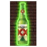 Dos Equis XX Lager Especial LED Neon Beer Bottle Sign - Brand New Dos Equis XX Lager Especial LED Neon Beer Bottle Sign - Brand New
