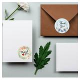 4 Brand New 500 Count Rolls of 1" Thank You Stickers - 2000 Total 4 Brand New 500 Count Rolls of 1" Thank You Stickers - 2000 Total