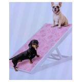 Wooden Dog Ramp Pink Mintedpaws $89.99 - Brand New Wooden Dog Ramp Pink Mintedpaws $89.99 - Brand New