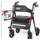 VOCIC Z21 Rollator Walker, Foldable Adjustable - Brand New *B