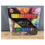 24 Crafts 4 All Acrylic Paints and 10 Artship Design Paint Pens - Brand New 24 Crafts 4 All Acrylic Paints and 10 Artship Design Paint Pens - Brand New