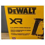 DeWalt XR 20V MAX Brushless 18GA Narrow Crown Stapler Kit DCN681D1, $399.99 Retail - Brand New DeWalt XR 20V MAX Brushless 18GA Narrow Crown Stapler Kit DCN681D1, $399.99 Retail - Brand New