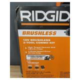 RIDGID 18V Brushless 2-Tool Combo Kit R92082 $349 Retail - Brand New RIDGID 18V Brushless 2-Tool Combo Kit R92082 $349 Retail - Brand New