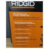 RIDGID 18V Brushless 2-Tool Combo Kit R92082 $349 Retail - Brand New RIDGID 18V Brushless 2-Tool Combo Kit R92082 $349 Retail - Brand New