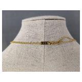 18k Yellow Gold Double Strand Chain Necklace - Brand New 18k Yellow Gold Double Strand Chain Necklace - Brand New