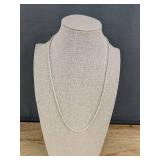.925 Sterling Silver 3mm Rope Chain Necklace, $64 Retail - Brand New .925 Sterling Silver 3mm Rope Chain Necklace, $64 Retail - Brand New