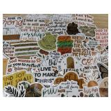 50 Christian Faith-Based Quote Stickers - Brand New 50 Christian Faith-Based Quote Stickers - Brand New