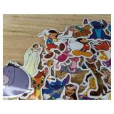 50 Animated Disney and Cartoon Character Vinyl Stickers - Brand New 50 Animated Disney and Cartoon Character Vinyl Stickers - Brand New