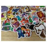 50 Animated Disney and Cartoon Character Vinyl Stickers - Brand New 50 Animated Disney and Cartoon Character Vinyl Stickers - Brand New