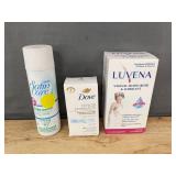 Personal Care: Luvena, Dove Clinical, Gillette Satin Care - Brand New Personal Care: Luvena, Dove Clinical, Gillette Satin Care - Brand New
