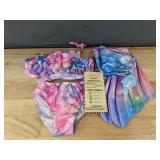 Danvren Girls Mermaid Swimsuit with Tail, Size Small 6/6X - Brand New Danvren Girls Mermaid Swimsuit with Tail, Size Small 6/6X - Brand New
