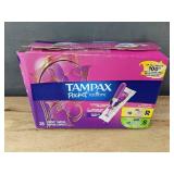 28 Tampax Pocket Radiant Tampons and 22 Always Radiant Pads- Brand New 28 Tampax Pocket Radiant Tampons and 22 Always Radiant Pads- Brand New
