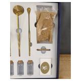 Incense Making Kit with Brass Tools and Burner - Brand New *B Incense Making Kit with Brass Tools and Burner - Brand New *B