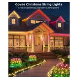 Govee 66ft Christmas Smart String Lights, App-Controlled $80 Retail - Brand New *B Govee 66ft Christmas Smart String Lights, App-Controlled $80 Retail - Brand New *B