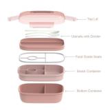 JBGoyon Bento Lunch Box Set - 3 Stackable Containers with Insulated Bag - Brand New *B JBGoyon Bento Lunch Box Set - 3 Stackable Containers with Insulated Bag - Brand New *B