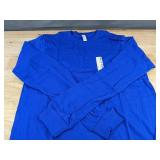 Bella + Canvas Blue Long Sleeve Crew Neck T-Shirts, Medium - Brand New Bella + Canvas Blue Long Sleeve Crew Neck T-Shirts, Medium - Brand New