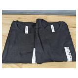 2 Bella Canvas Black Crew Neck T-Shirts Large - Brand New 2 Bella Canvas Black Crew Neck T-Shirts Large - Brand New