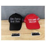 2 Make America Great Again Hats and 2 Trump Edition Car Decals - Brand New 2 Make America Great Again Hats and 2 Trump Edition Car Decals - Brand New