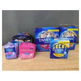 16 Always Thin Pads, 20 Always Liners, 20 Carefree liners, and 52 Tampax Pearl Tampons - Brand New 16 Always Thin Pads, 20 Always Liners, 20 Carefree liners, and 52 Tampax Pearl Tampons - Brand New