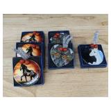 6 Animal Themed Ornaments: Horses, Dragonflies & Unicorn - Brand New 6 Animal Themed Ornaments: Horses, Dragonflies & Unicorn - Brand New