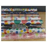 8 Rolls of Spritz Gift Wrapping Paper - Brand New 8 Rolls of Spritz Gift Wrapping Paper - Brand New