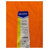 Gildan Safety Orange Short Sleeve T-Shirts, Youth Med/L and Adult 2XL - Brand New Gildan Safety Orange Short Sleeve T-Shirts, Youth Med/L and Adult 2XL - Brand New