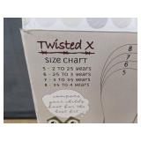 Twisted X Kids Shoes Size 8, Pink Multi - Brand New Twisted X Kids Shoes Size 8, Pink Multi - Brand New