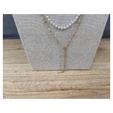 A New Day Gold-Tone Multi-Strand Faux Pearl Necklace - Brand New A New Day Gold-Tone Multi-Strand Faux Pearl Necklace - Brand New