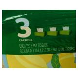 3 Kleenex Lotion 3-Ply Tissue Packs, 360 Total Tissues - Brand New 3 Kleenex Lotion 3-Ply Tissue Packs, 360 Total Tissues - Brand New
