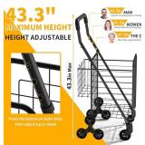 Kiffler Grocery Shopping Cart with 360 Degree Rolling Swivel Wheels - Brand New *B Kiffler Grocery Shopping Cart with 360 Degree Rolling Swivel Wheels - Brand New *B
