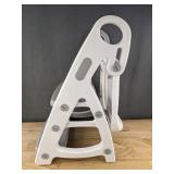 2-in-1 Toddler Potty Training Toilet Seat and Step Stool, Gray $79 Retail - New *B 2-in-1 Toddler Potty Training Toilet Seat and Step Stool, Gray $79 Retail - New *B