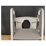 2-in-1 Toddler Potty Training Toilet Seat and Step Stool, Gray $79 Retail - New *B 2-in-1 Toddler Potty Training Toilet Seat and Step Stool, Gray $79 Retail - New *B