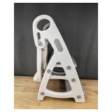 2-in-1 Toddler Potty Training Toilet Seat and Step Stool, Gray $79 Retail - New *B 2-in-1 Toddler Potty Training Toilet Seat and Step Stool, Gray $79 Retail - New *B
