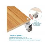 5 Threaded Stem Swivel Casters with Tool and Hardware - Brand New 5 Threaded Stem Swivel Casters with Tool and Hardware - Brand New
